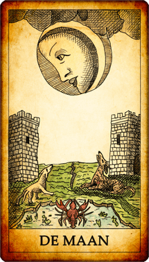 De tarotkaart De Maan