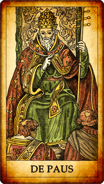 De tarotkaart De Paus