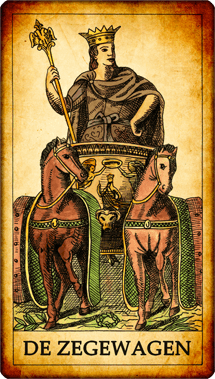 De tarotkaart De Zegewagen