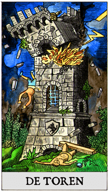 De tarotkaart De Toren